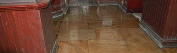 Tiled floor treatment – Pub