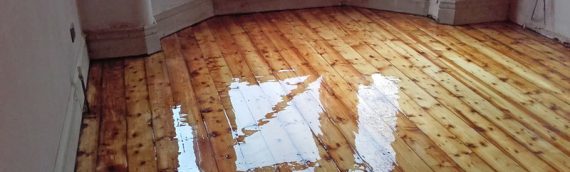 Domestic Semi-Detached Wood Floor Sand and Varnish