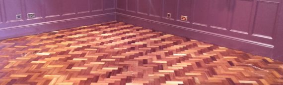 Commercial Premises Parquet Floor Restoration