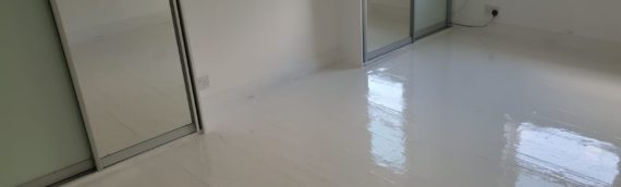 Residential Wood Floor White Paint Treatment in Chorlton | Domestic